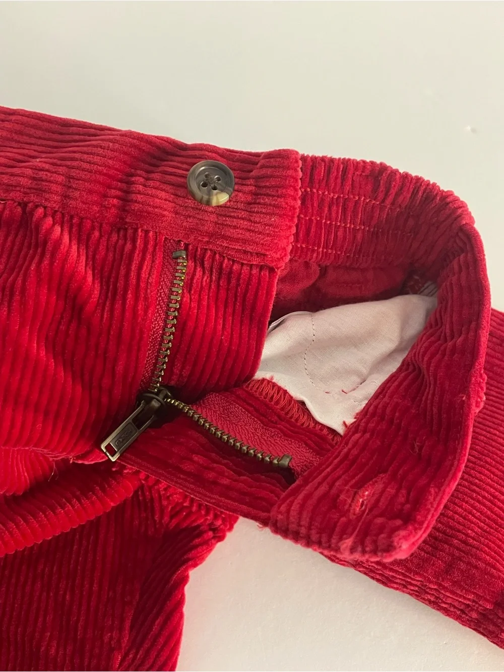 Ralph Lauren Red Corduroy Kids Pants